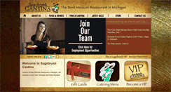 Desktop Screenshot of mysagebrushcantina.com